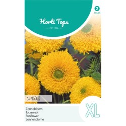HortiTops Helianthus Zonnebloem Sungold Dubbelbloemig Hoog