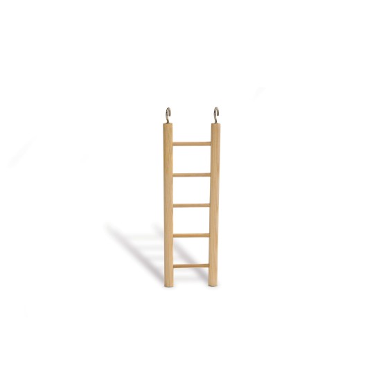 Houten ladder met 6 treden 28cm