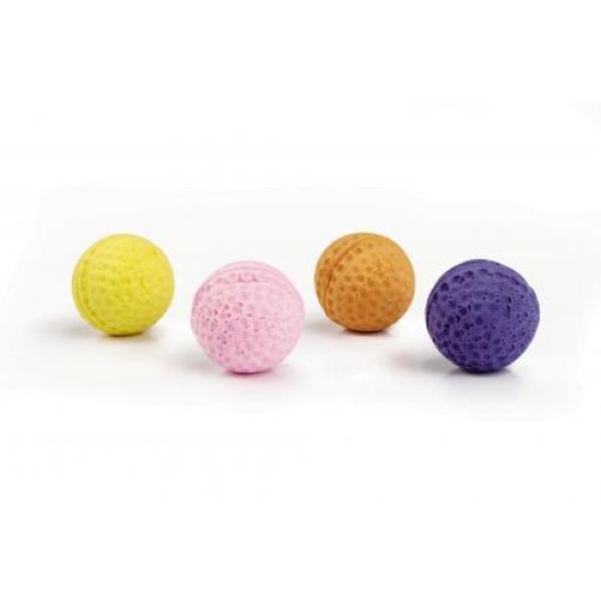 Sponzen speelbal zacht 4st Sponzen speelbal zacht 4st