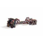 Beeztees flostouw gekleurd 2 knopen 125gr