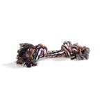 Beeztees flostouw gekleurd 2 knopen 125gr