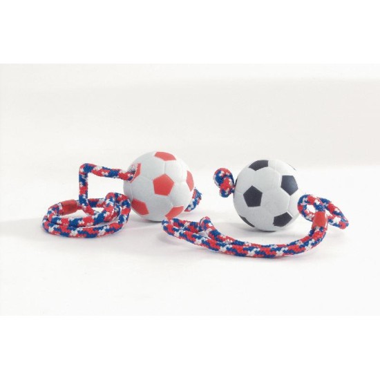 Rubber sponzen bal aan koord