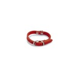 Beeztees lederen halsband rood 27X10 Beeztees lederen halsband rood 27X10