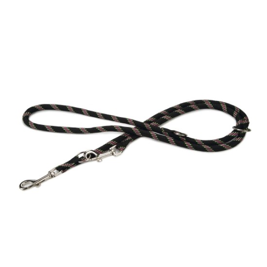 Beeztees nylon ronde verstelbare lijn 200x13cm zwart