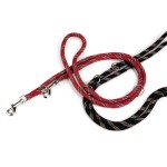 Beeztees nylon ronde verstelbare lijn 200x13cm zwart