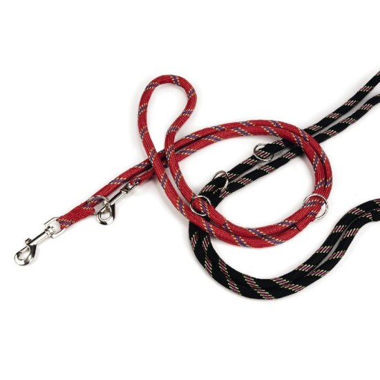 Beeztees nylon ronde verstelbare lijn 200x13cm zwart