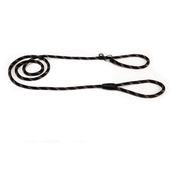 Beeztees nylon ronde sliplijn 170X8 zwart