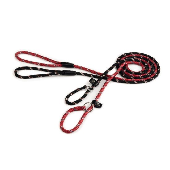 Beeztees nylon ronde sliplijn 170X13CM zwart