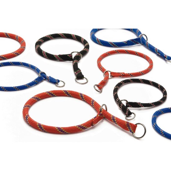 Beeztees nylon ronde halsband zwart 50X08CM