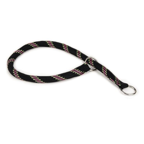 Beeztees nylon ronde halsband zwart 55x13