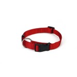 Beeztees nylon verstelbare halsband Rood 35-55X20