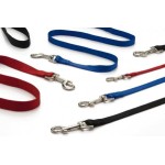 Nylon lijn hond zwart 100X20