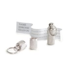 Beeztees adreskoker hond zilver