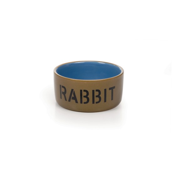 Konijnenvoerbak Rabbit geglazuurd 11.5