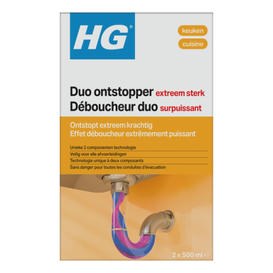 HG duo ontstopper 1 liter