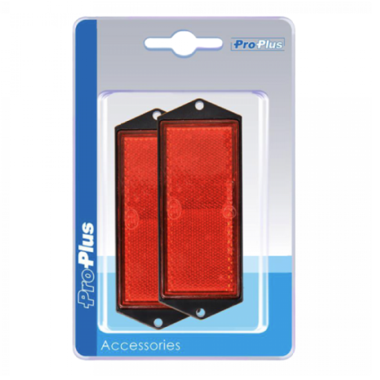 REFLECTOREN ROOD 90X40 MM 2 STUKS