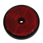 Reflectoren rond rood 70MM 2 stuks