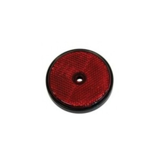 Reflectoren rond rood 70MM 2 stuks