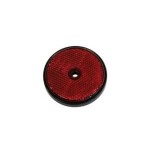 Reflectoren rond rood 70MM 2 stuks