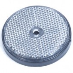 Reflectoren rond wit 70mm 2 stuks Reflectoren rond wit 70mm 2 stuks