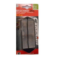 Reflector 95x50mm wit 2st Reflector 95x50mm wit 2st