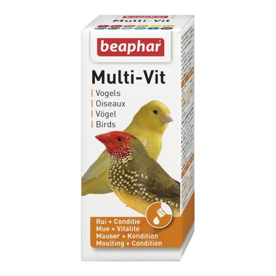 Beaphar Multi-vitaminen vogel 20ml