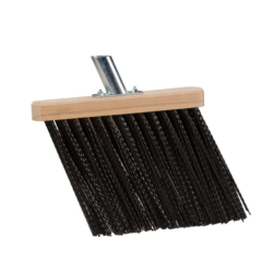 Gootbezem 28cm nylon zwart