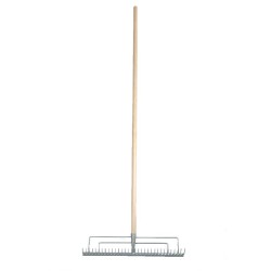 Grashark 60cm metaal met steel 160cm