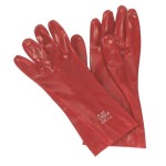 Handschoenen PVC Rood 35 cm Handschoenen PVC Rood 35 cm