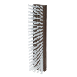 Veeborstel nylon wit 50x10cm