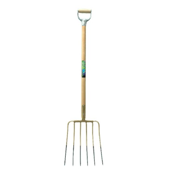 Maisvork 6 tands dul met steel 95cm