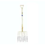 Maisvork 6 tands dul met steel 95cm