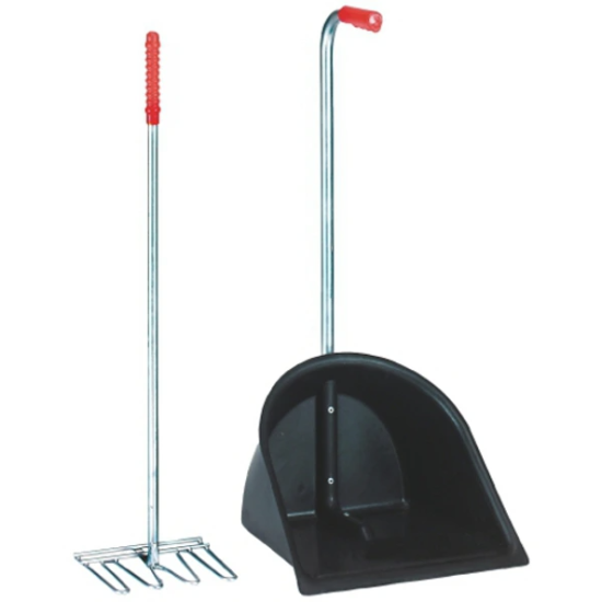 Mestboy compleet zwart 75cm Mestboy compleet zwart 75cm
