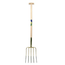Mestvork 5 tands stift met steel 100cm Mestvork 5 tands stift met steel 100cm
