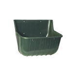 Voerbak kunststof breed 15 ltr groen Voerbak kunststof breed 15 ltr groen