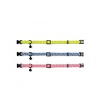 Kattenbandje Reflecterend blauw 22-33cm 10mm