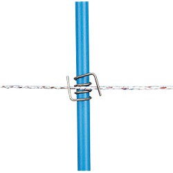 Verstelbaar RVS veertje voor kunststofpaal (10st) Gallagher