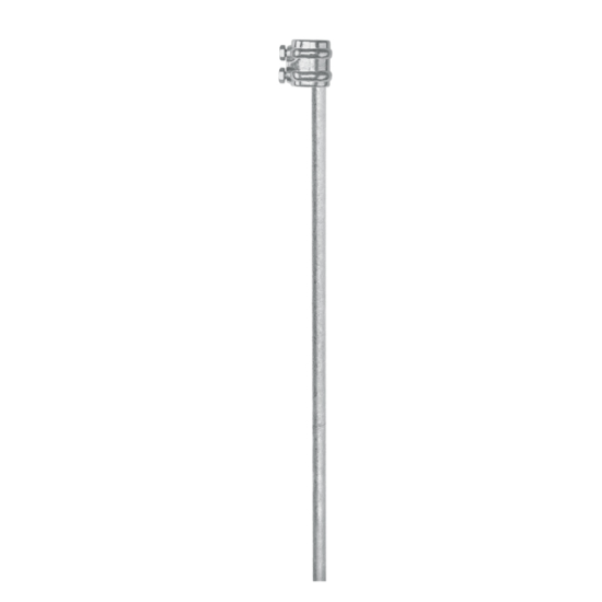 Aardpen 1 meter met klem Gallagher