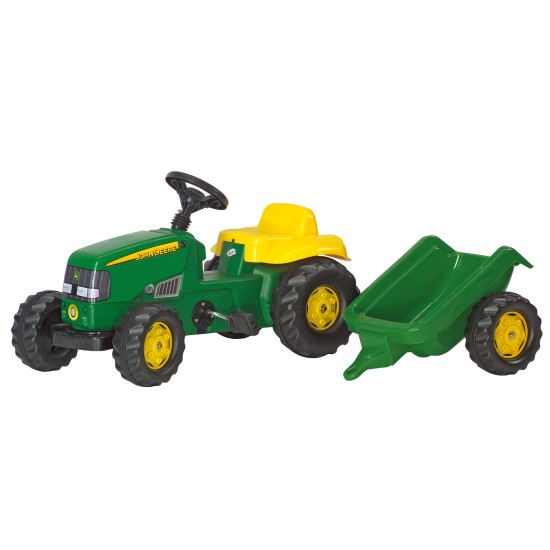 RollyKid John Deere met aanhanger
