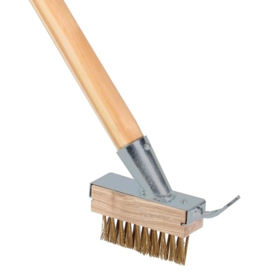 Onkruidborstel met houder en steel