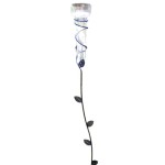 Regenmeter met bladeren steel Regenmeter met bladeren steel