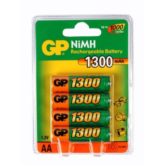 GP Recyko oplaadbare batterijen AA 1300mAh