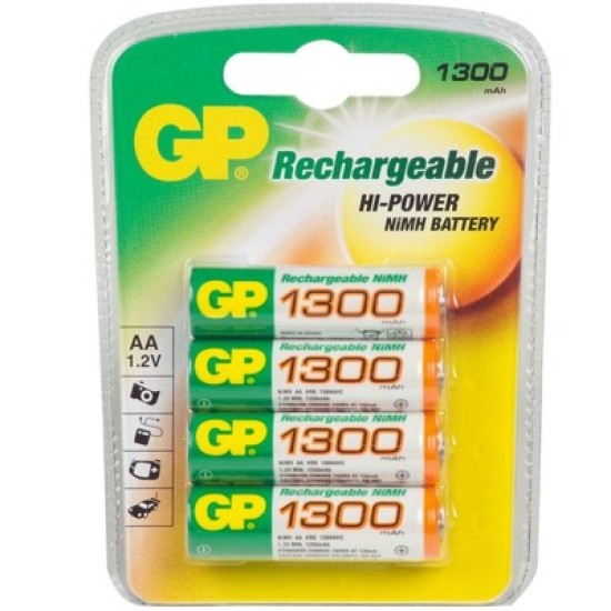 GP Recyko oplaadbare batterijen AA 1300mAh