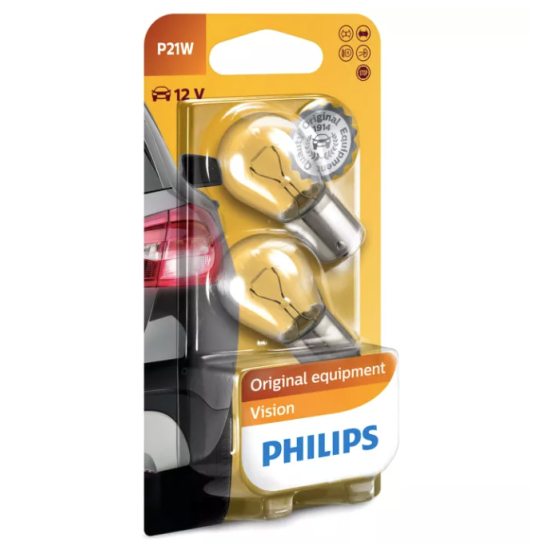 Philips Vision Lamp 12498 P21W Philips Vision Lamp 12498 P21W
