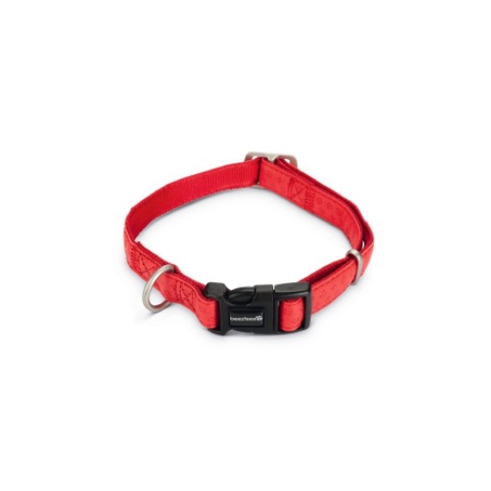 Macleather halsband rood 20X35-50CM