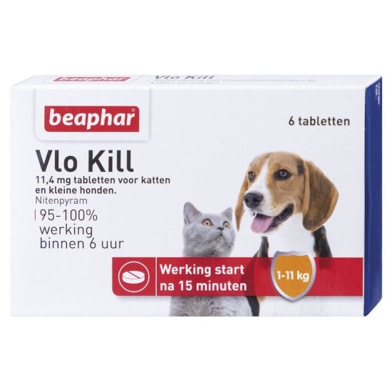 Beaphar Vlo Kill kat en hond tot 11kg