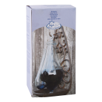 Donderglas met gietijzer houder
