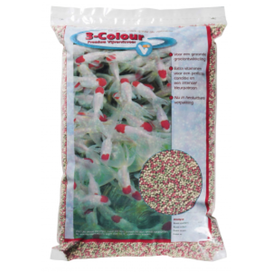Vijvervisvoer 3-colour pellets Premium 15 liter Vijvervisvoer 3-colour pellets Premium 15 liter