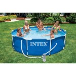 Intex Metal Frame pool rond 366x76cm incl pomp