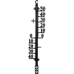 Buitenthermometer metaal zwart